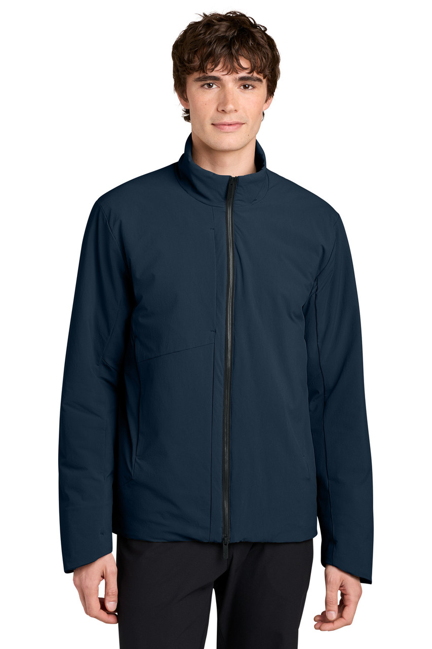 MiiR® Sashiko Full-Zip Stretch Puffy MRA440 Indigo Navy