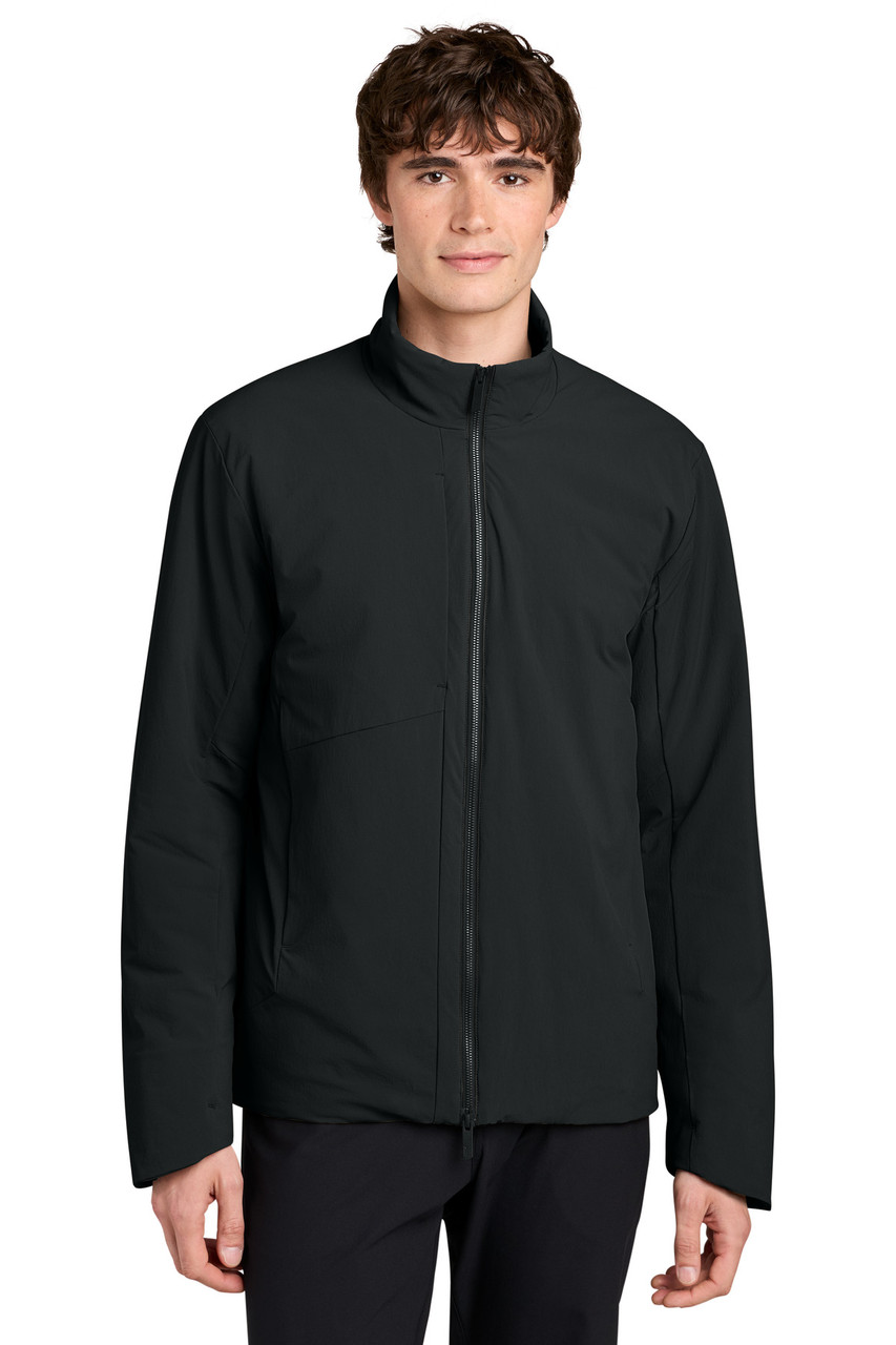MiiR® Sashiko Full-Zip Stretch Puffy MRA440 Pitch Black