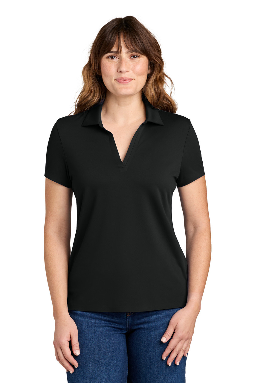 MiiR® Women's Alta Polo MRAW110 Pitch Black