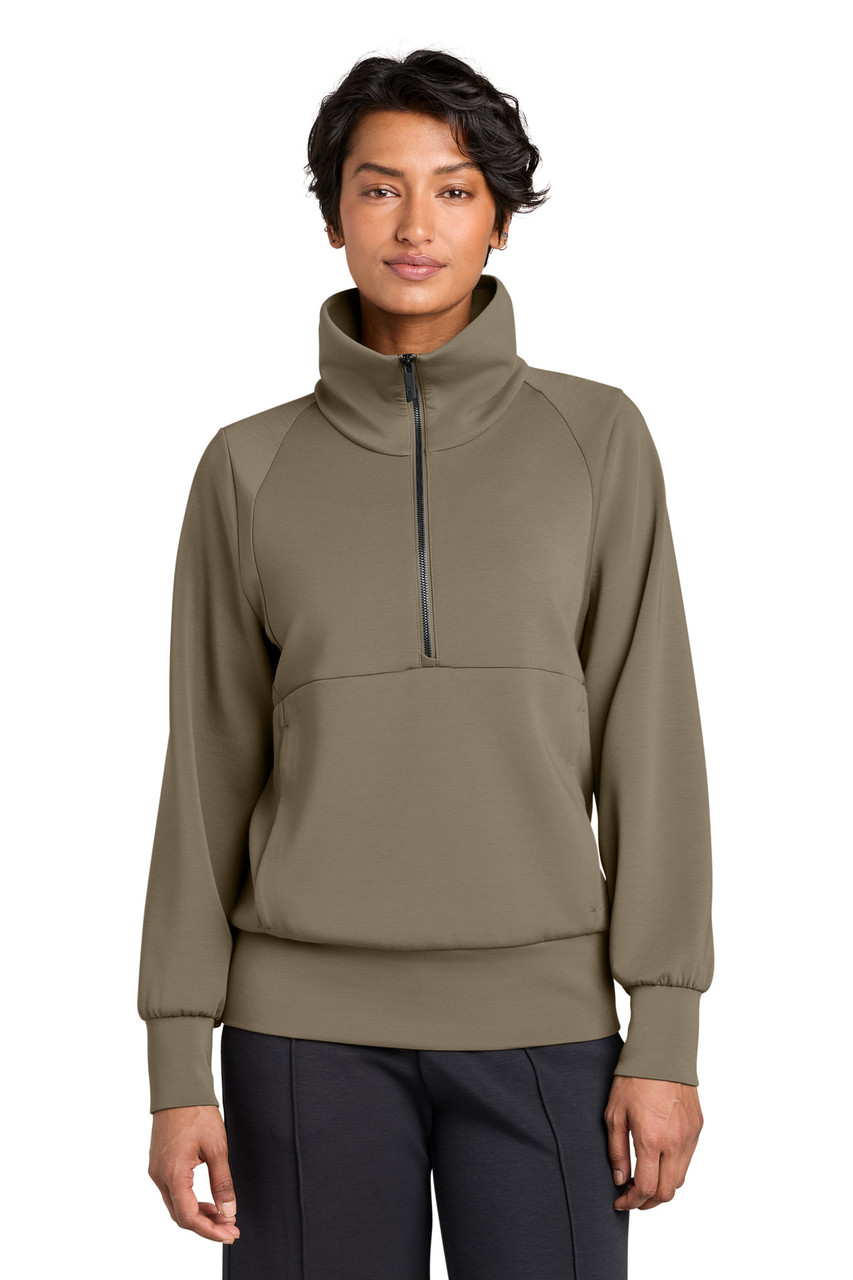 MiiR® Women's Kumo 1/4-Zip Pullover MRAW221 Truffle