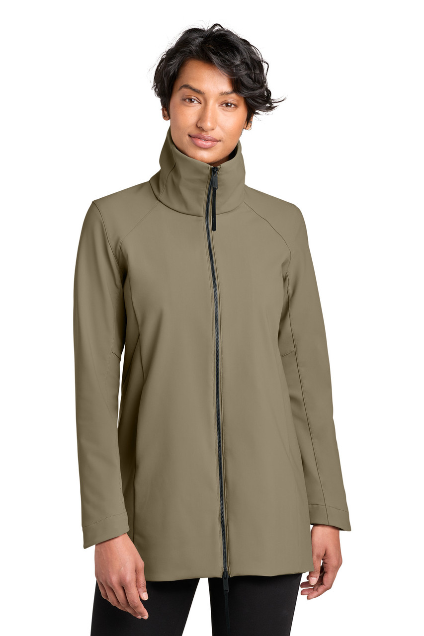 MiiR® Women's Nozawa Full-Zip Soft Shell MRAW474 Truffle