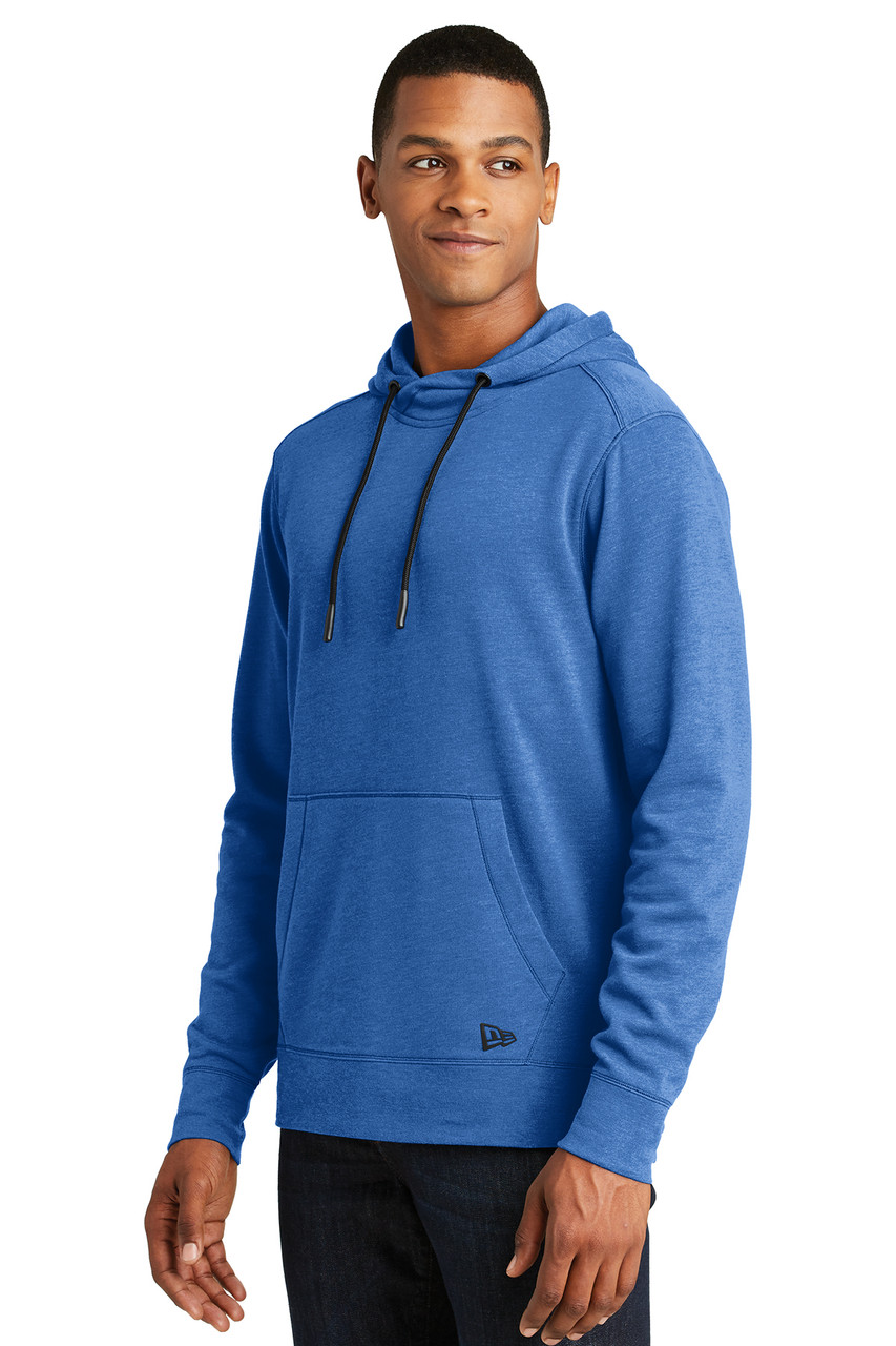 New Era ® Tri-Blend Fleece Pullover Hoodie. NEA510 Royal Heather  Alt