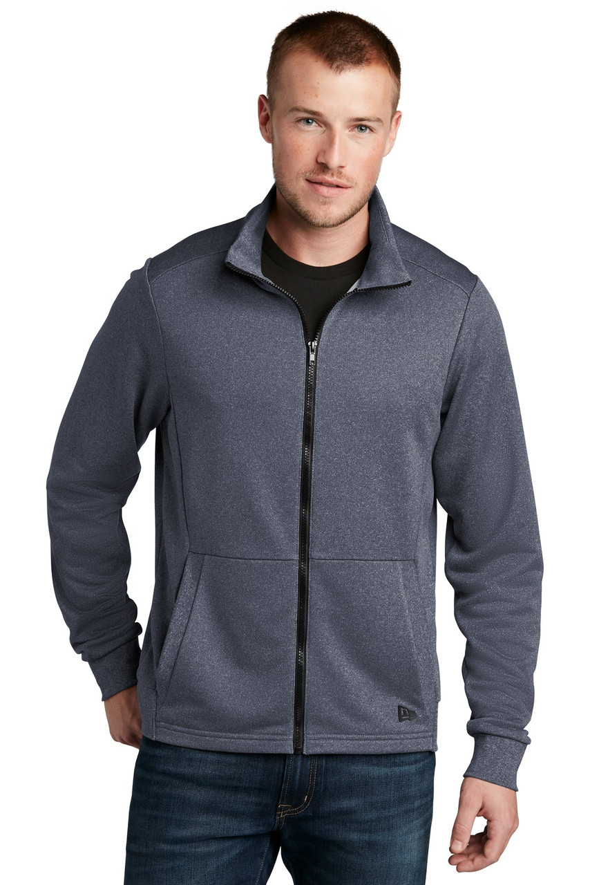 New Era ® Performance Terry Full-Zip NEA530 True Navy Heather