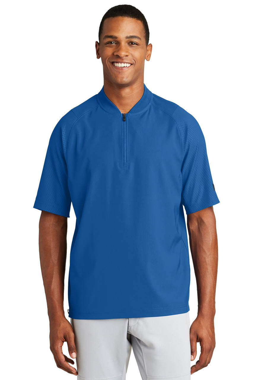 New Era ® Cage Short Sleeve 1/4-Zip Jacket. NEA600 Royal