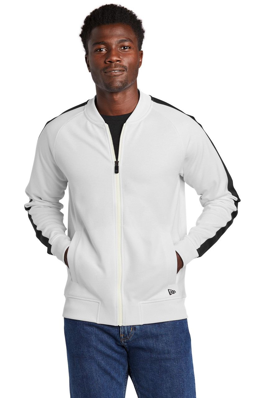 New Era ® Track Jacket NEA650 White/ Black