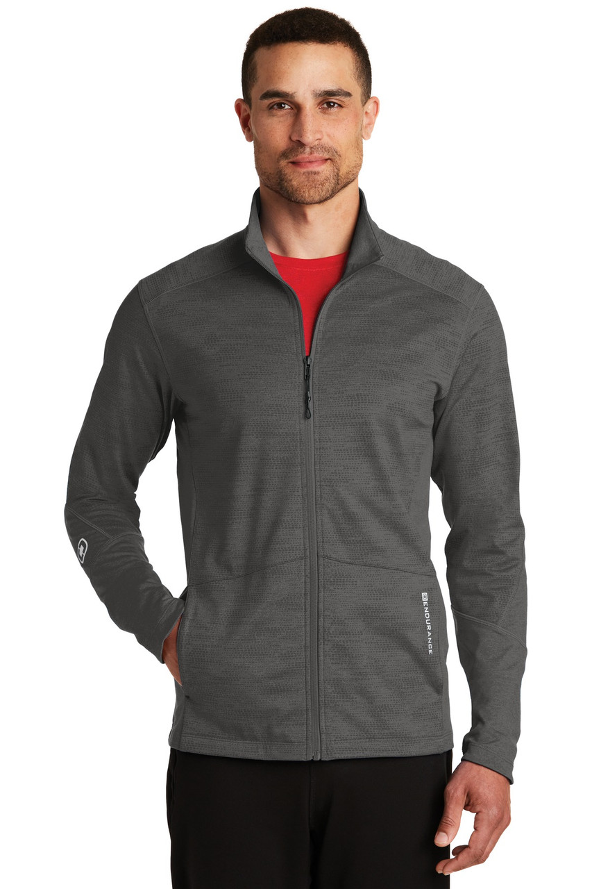 OGIO® ENDURANCE Sonar Full-Zip. OE702 Blacktop Heather