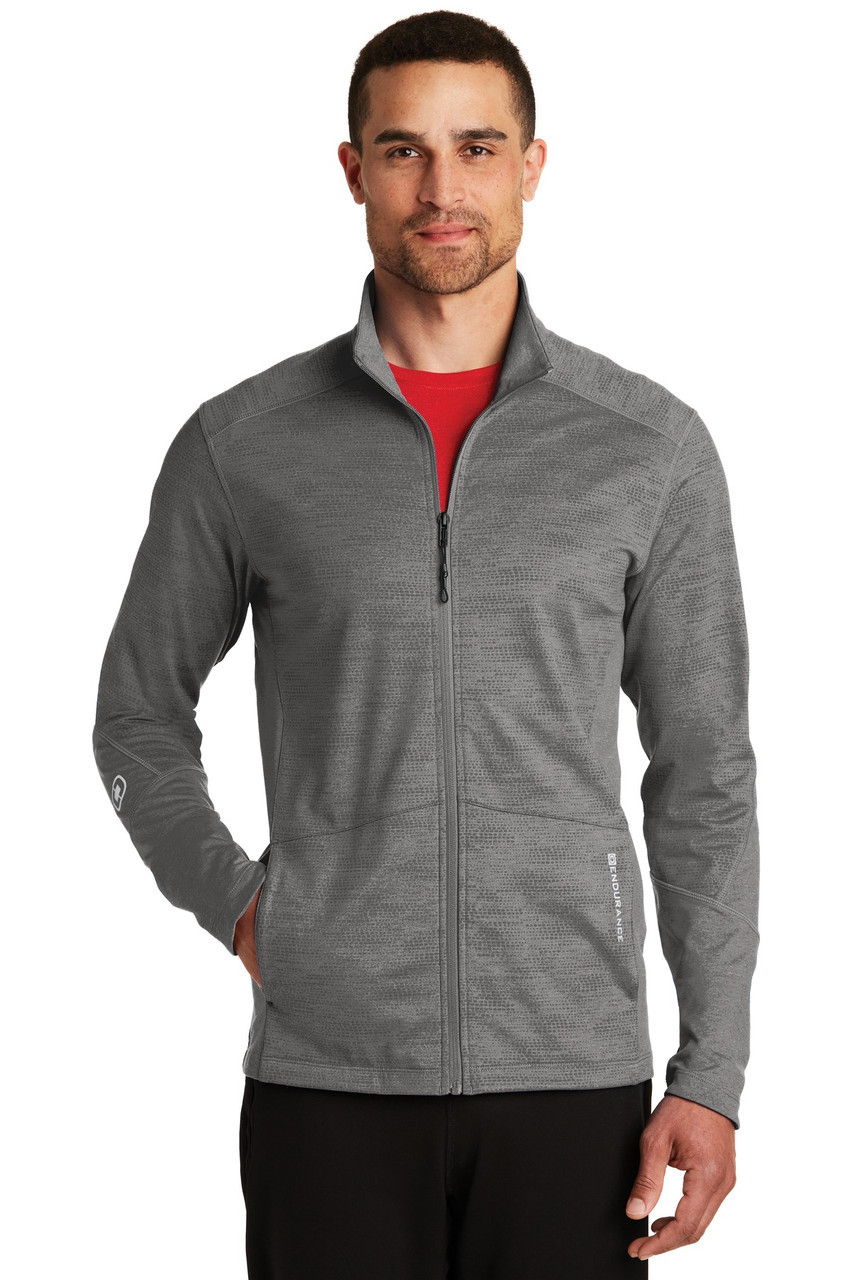 OGIO® ENDURANCE Sonar Full-Zip. OE702 Track Grey Heather