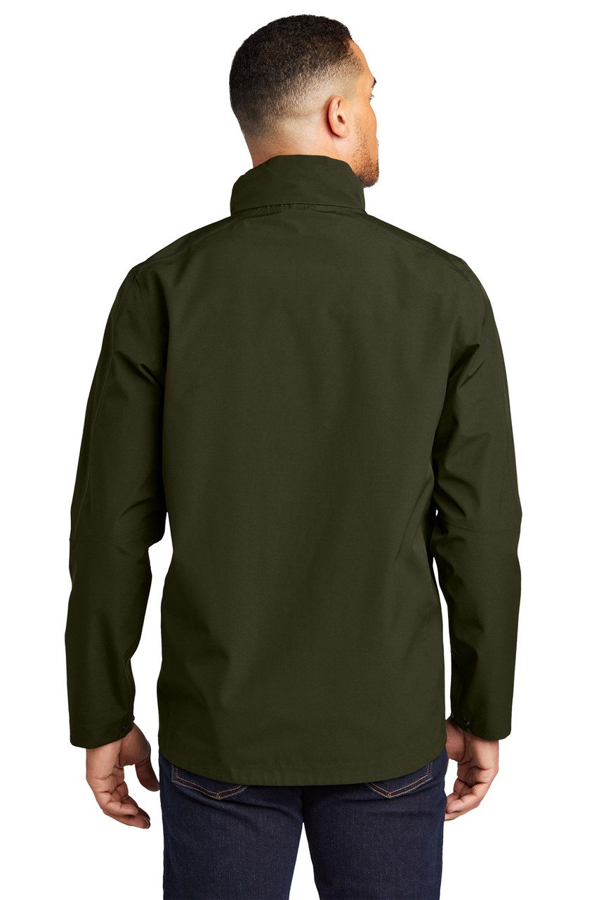 OGIO ® Utilitarian Jacket. OG752 Drive Green Back