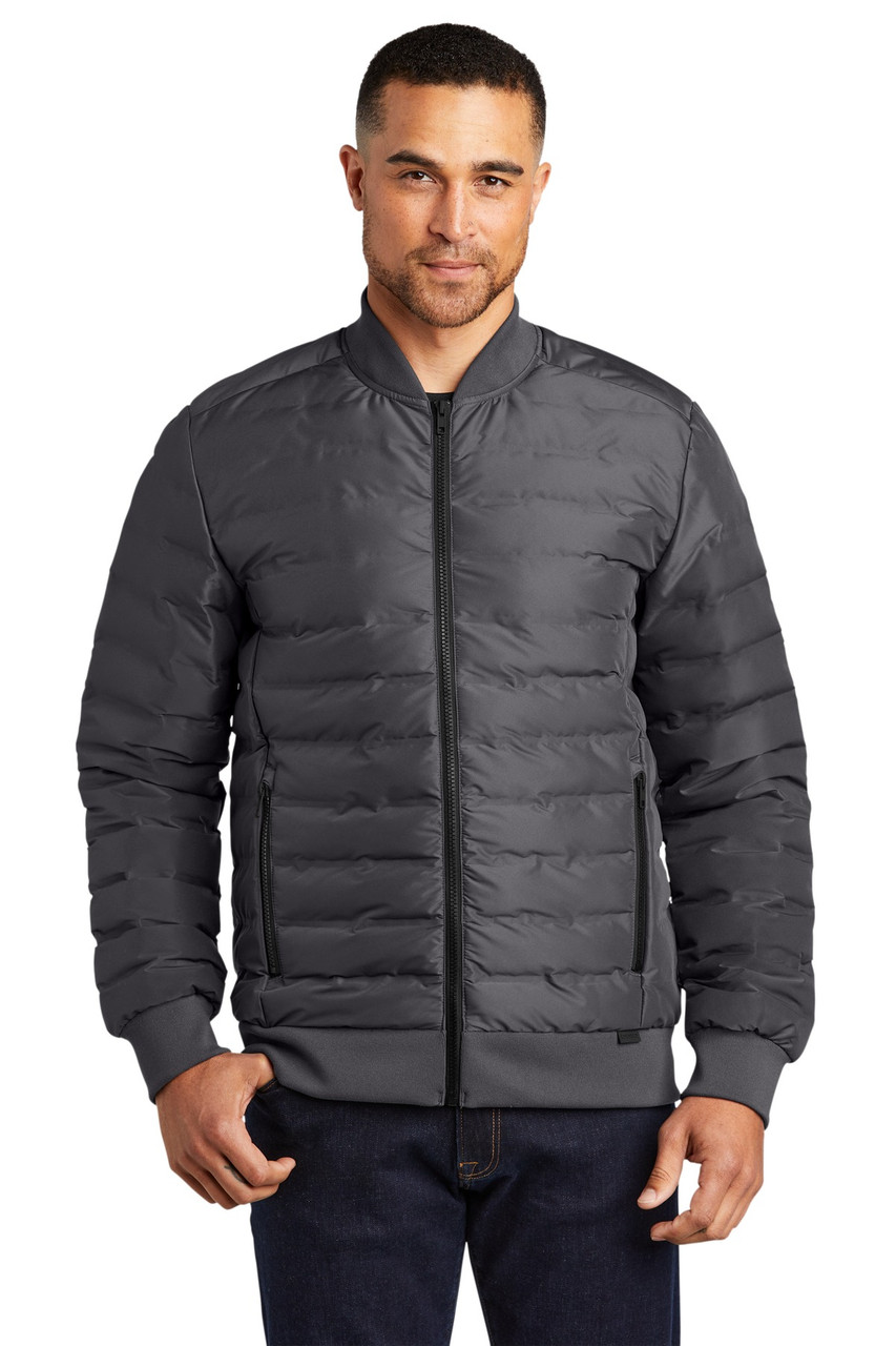 OGIO ® Street Puffy Full-Zip Jacket. OG753 Tarmac Grey