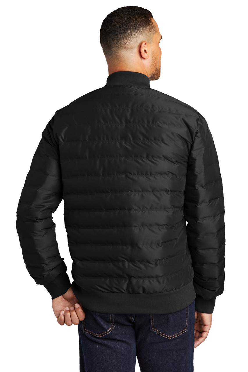 OGIO ® Street Puffy Full-Zip Jacket. OG753 Blacktop  Back