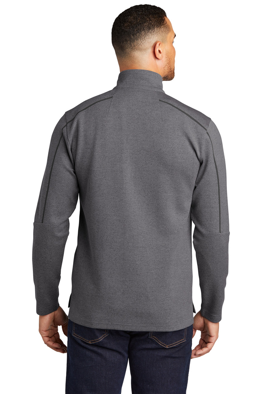 OGIO ® Transition 1/4-Zip. OG821 Blacktop Heather Back