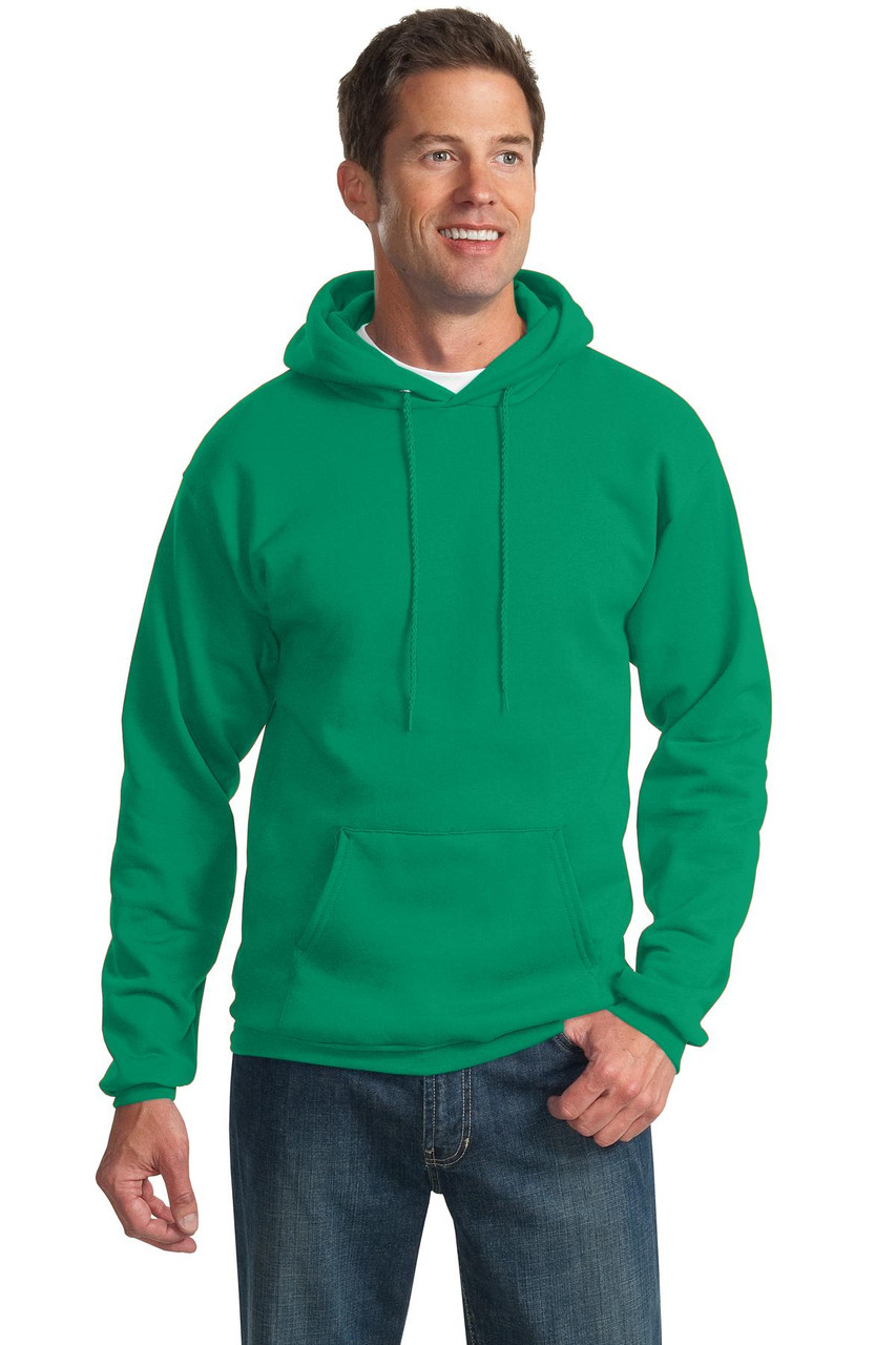 Port & Company® -  Essential Fleece Pullover Hooded Sweatshirt.  PC90H Kelly Green