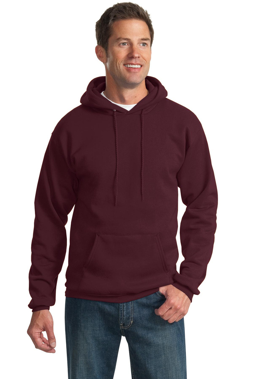 Port & Company® -  Essential Fleece Pullover Hooded Sweatshirt.  PC90H Maroon