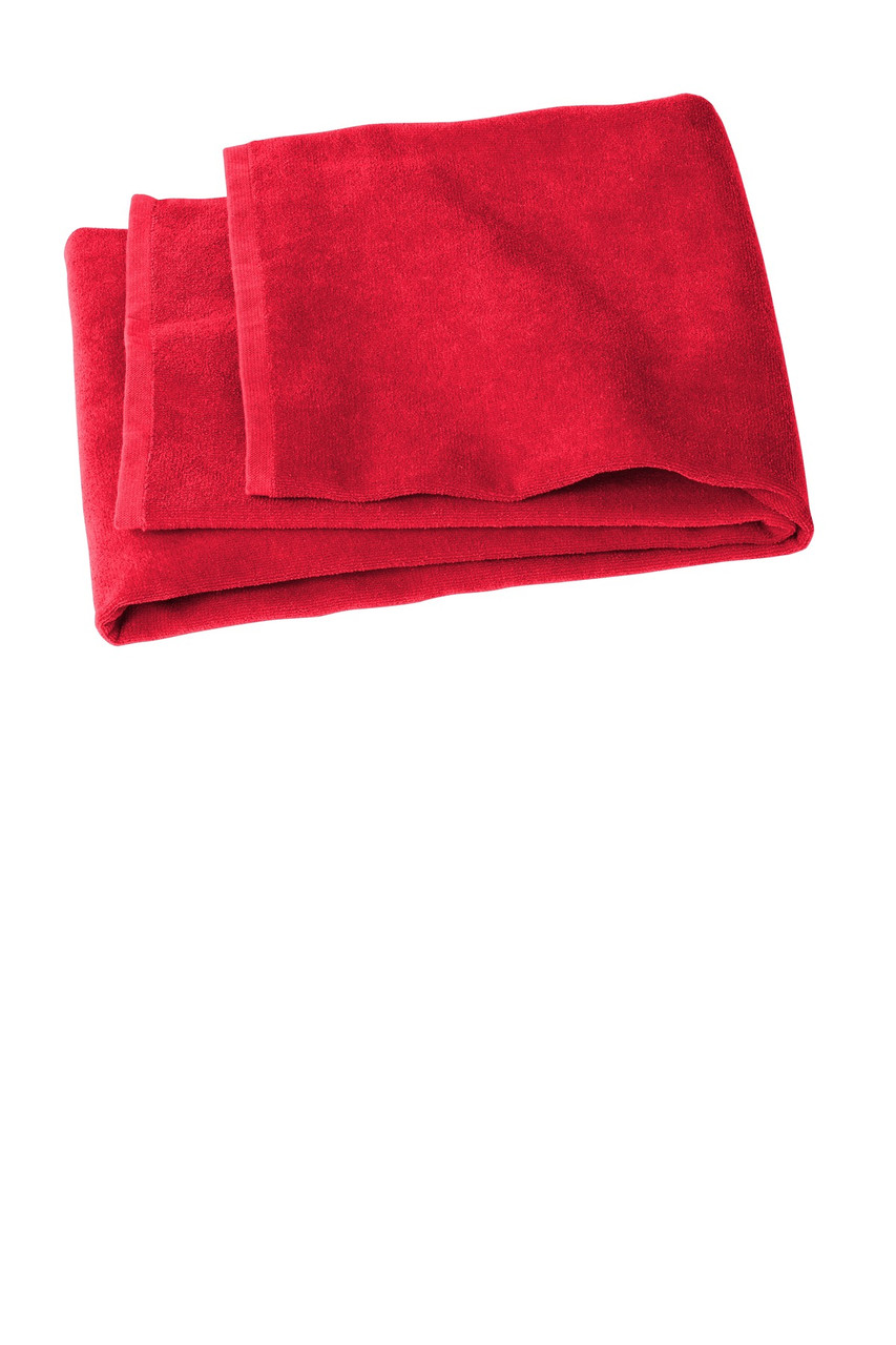 Port Authority ® Value Beach Towel PT44 Red