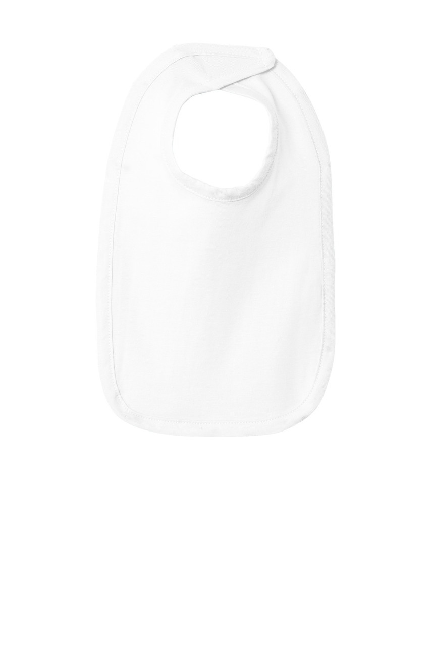 Rabbit Skins™ Infant Premium Jersey Bib. RS1005 White