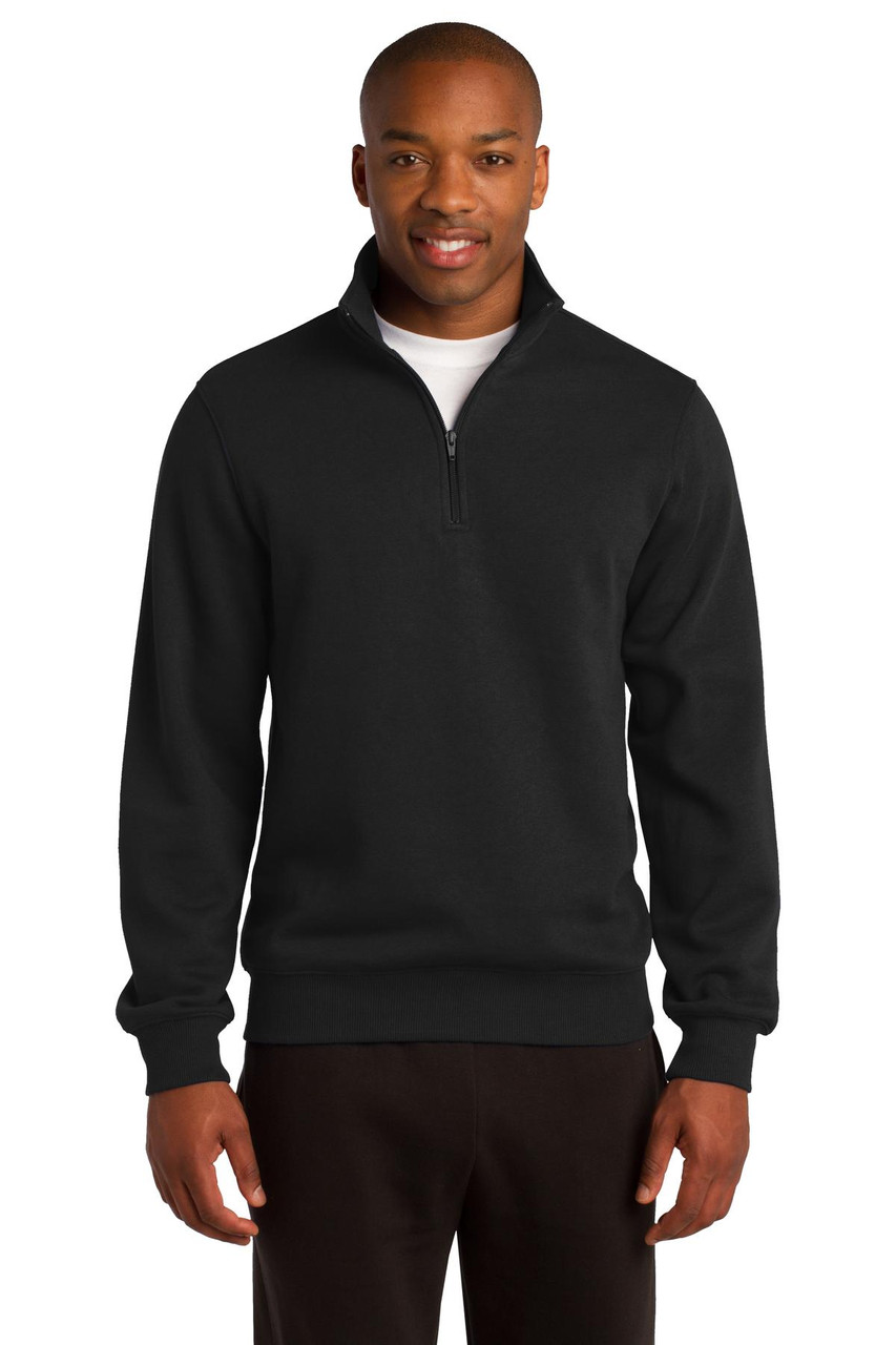 Sport-Tek® 1/4-Zip Sweatshirt. ST253 Black