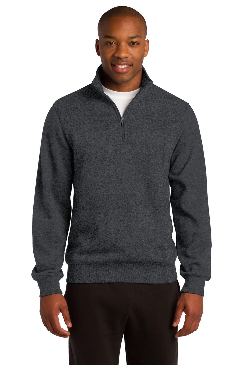 Sport-Tek® 1/4-Zip Sweatshirt. ST253 Graphite Heather
