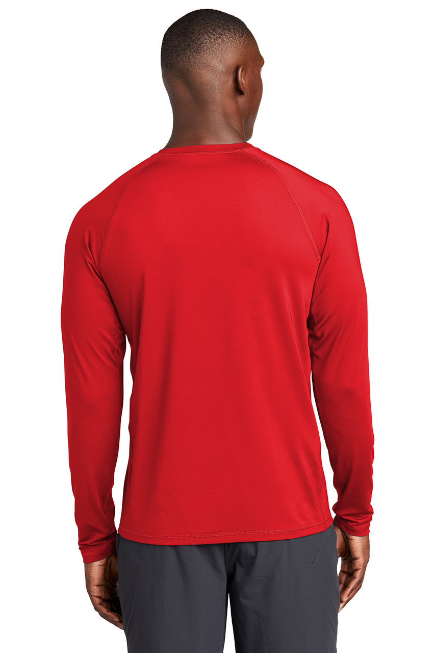 Sport-Tek ® Long Sleeve Rashguard Tee. ST470LS True Red Back