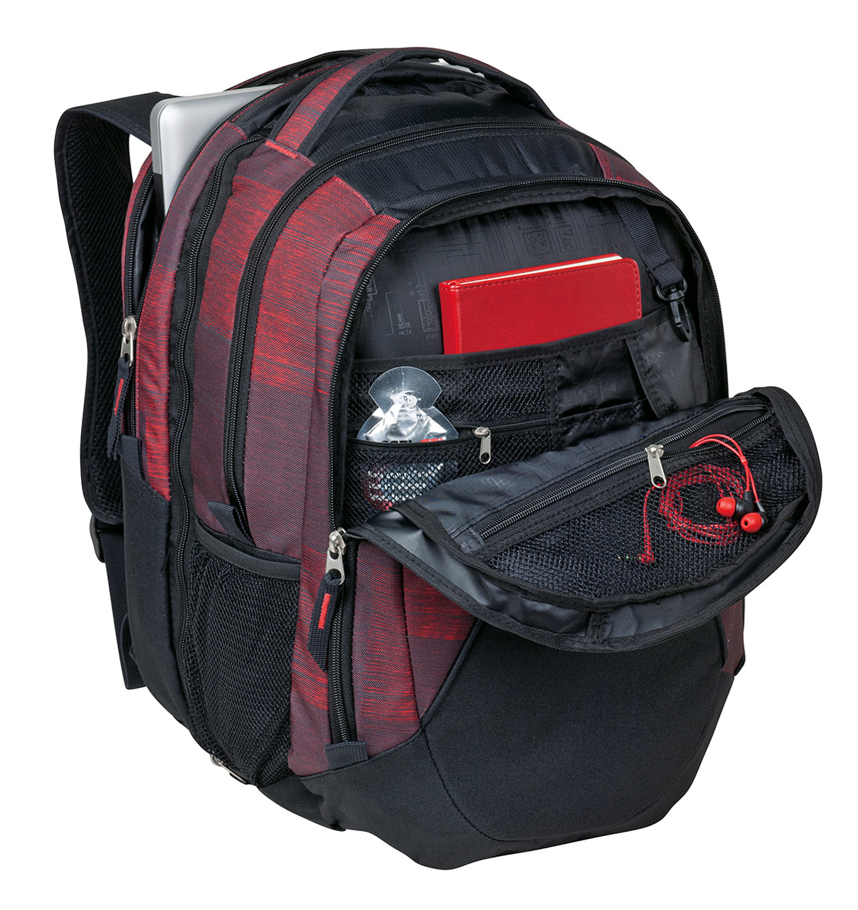 OGIO® - Juggernaut Pack. 411043 Red/ Charcoal Open