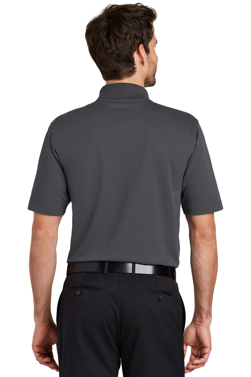 Port Authority® Tall Rapid Dry™ Polo. TLK455 Charcoal Back