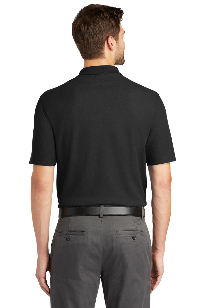 Port Authority® Tall Stain-Release Polo. TLK510 Black Back