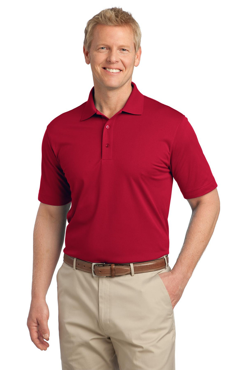 Port Authority® Tall Tech Pique Polo. TLK527 Rich Red