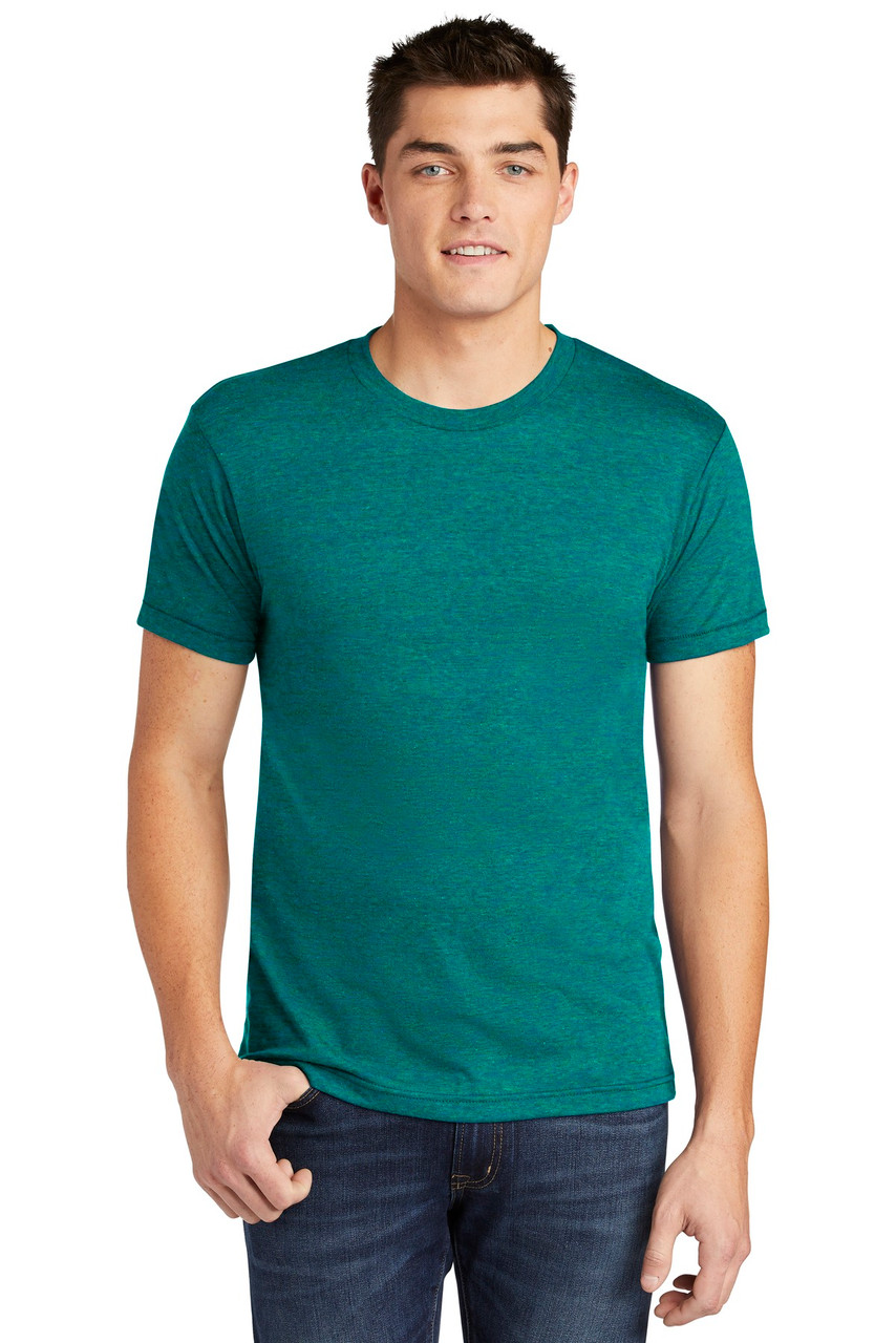 American Apparel ® Tri-Blend Short Sleeve Track T-Shirt. TR401W Tri Evergreen