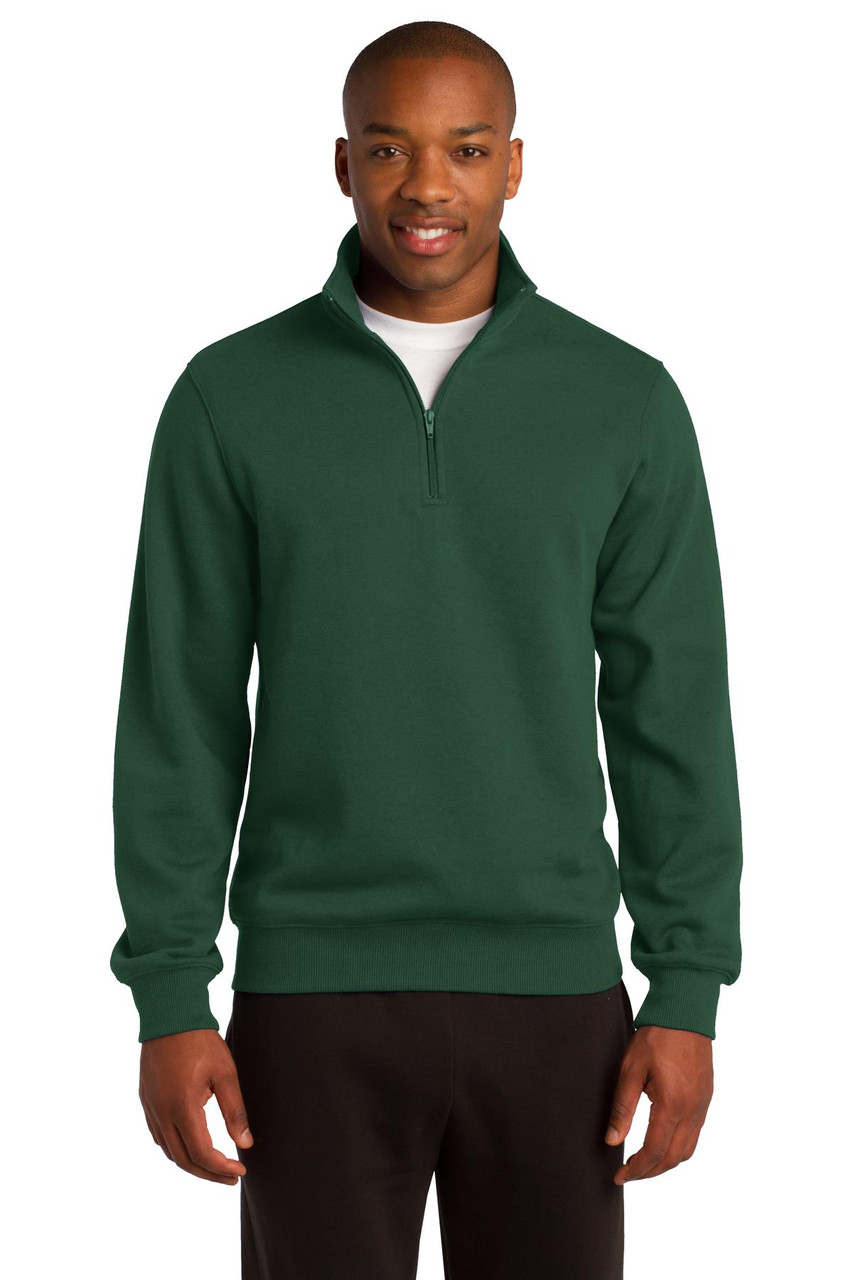 Sport-Tek® Tall 1/4-Zip Sweatshirt. TST253 Forest Green