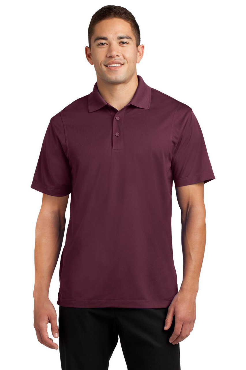 Sport-Tek® Tall Micropique Sport-Wick® Polo. TST650 Maroon