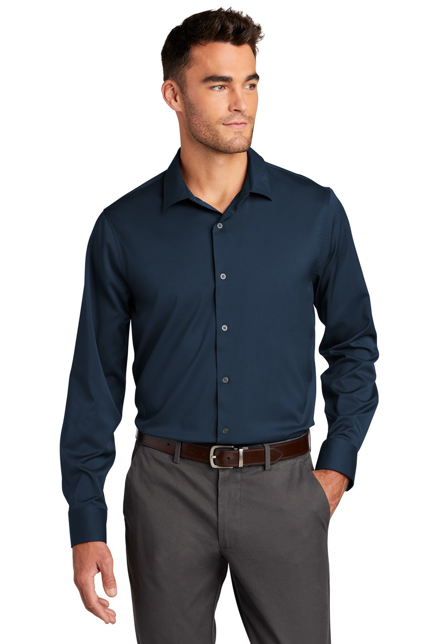 Port Authority ® City Stretch Shirt W680 River Blue Navy