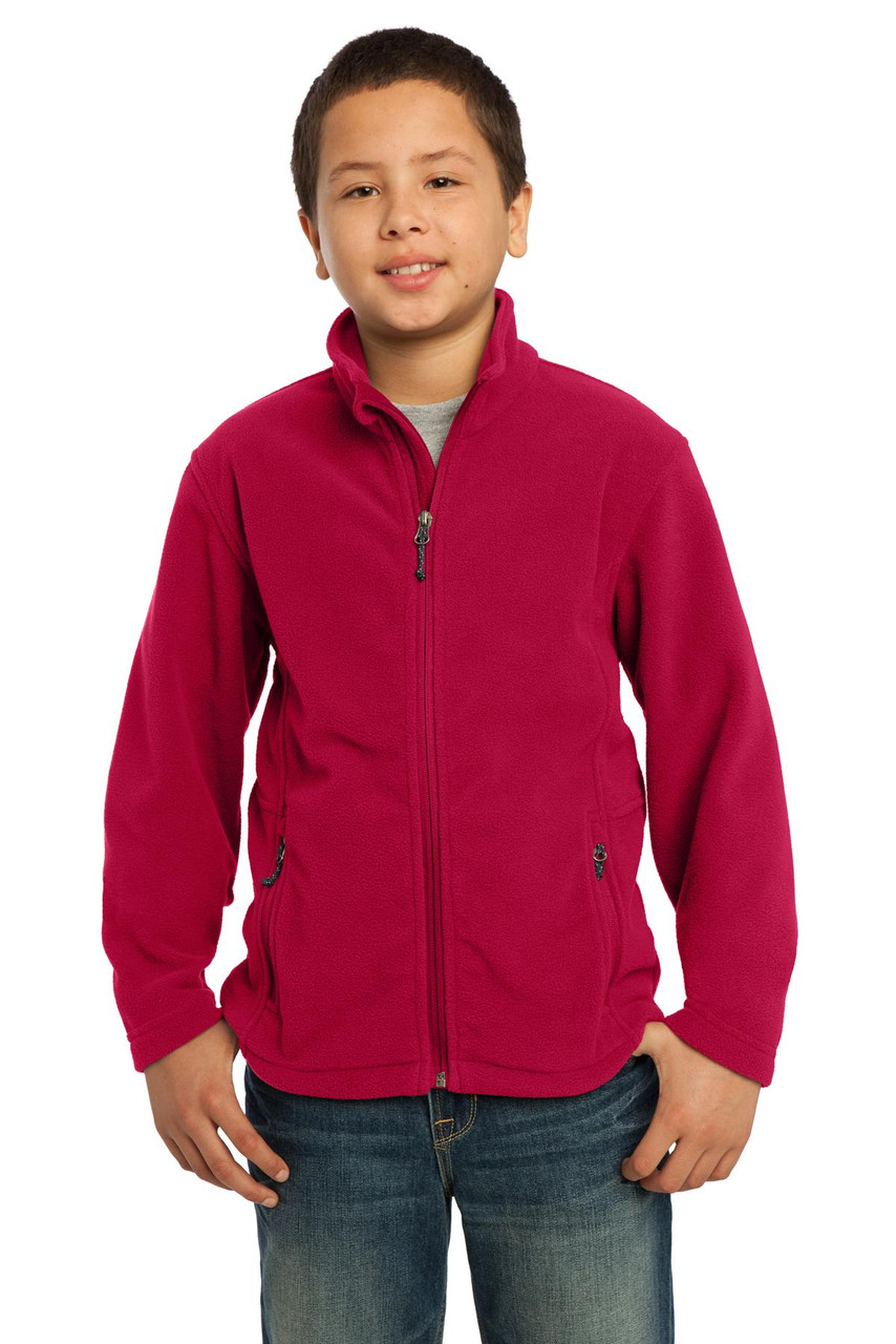 Port Authority® Youth Value Fleece Jacket. Y217 True Red