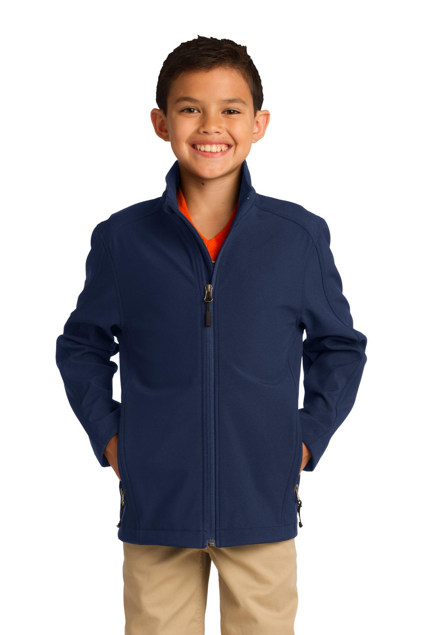 Port Authority® Youth Core Soft Shell Jacket. Y317 Dress Blue Navy