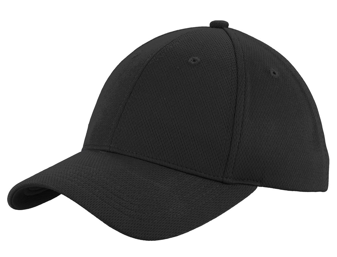 Sport-Tek® Youth PosiCharge® RacerMesh® Cap. YSTC26 Black