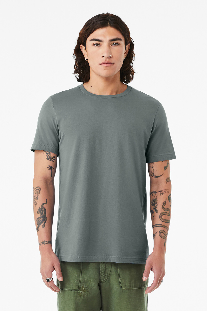 BELLA+CANVAS ® Unisex Jersey Short Sleeve Tee. BC3001 Blue Storm