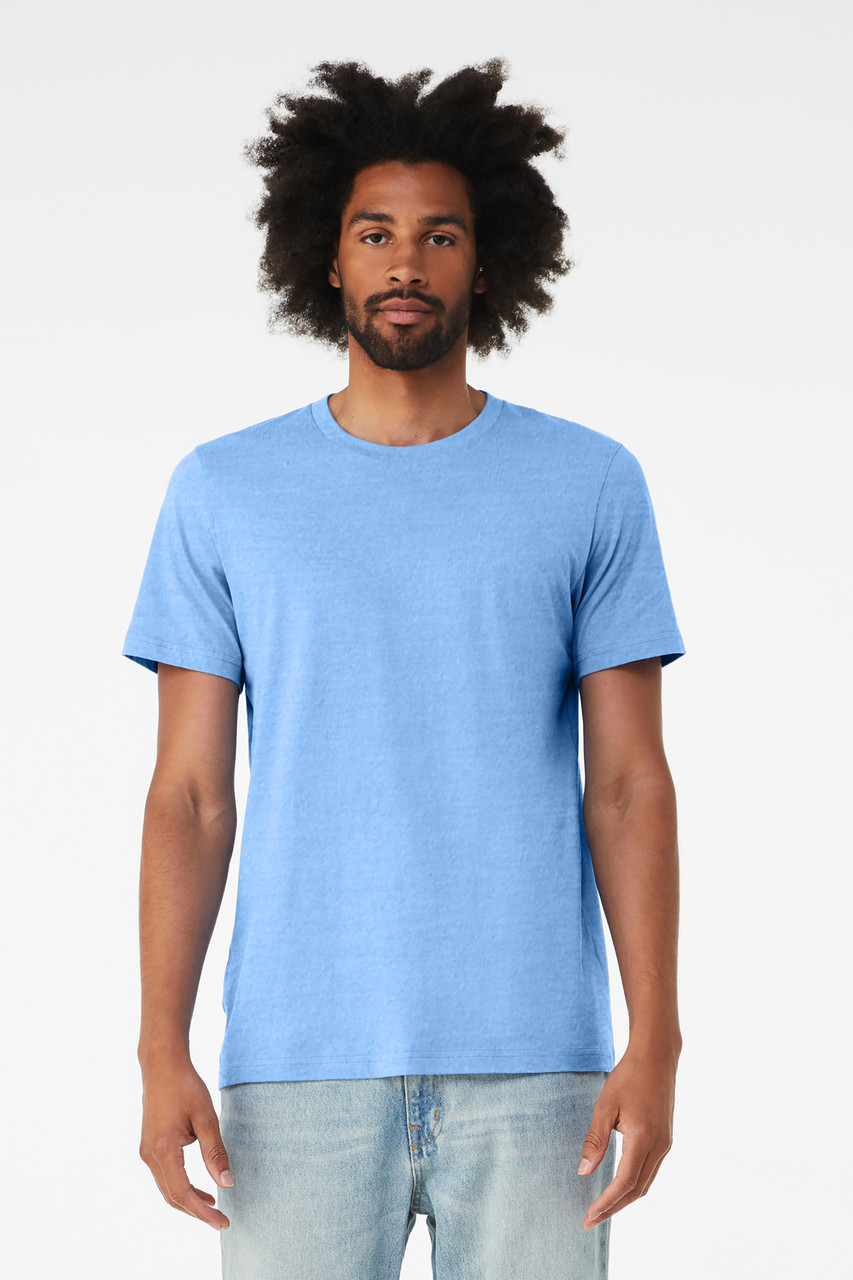 BELLA+CANVAS ® Unisex Jersey Short Sleeve Tee. BC3001 Carolina Blue