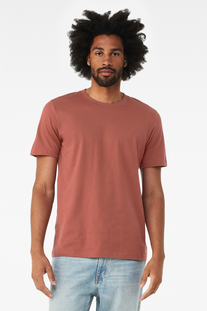 BELLA+CANVAS ® Unisex Jersey Short Sleeve Tee. BC3001 Clay