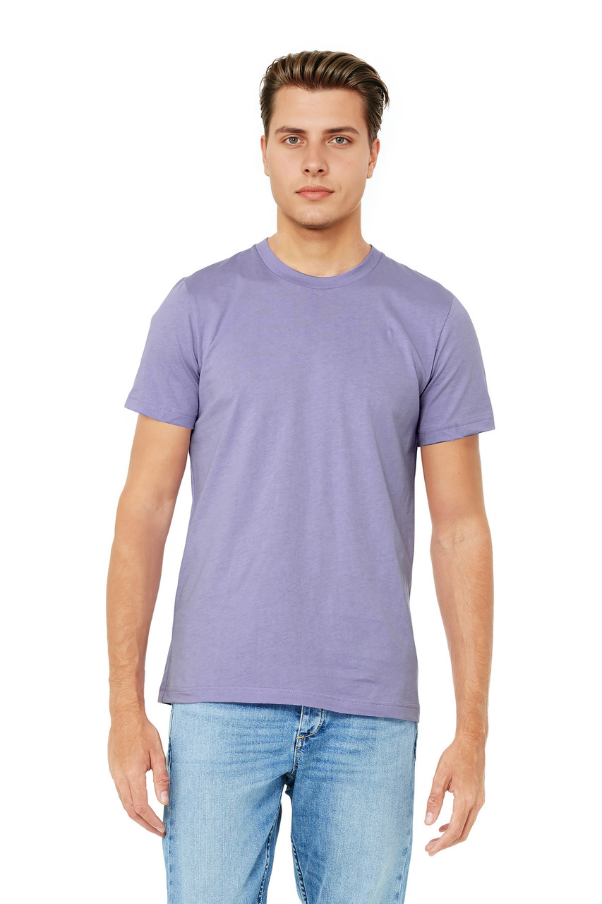 BELLA+CANVAS ® Unisex Jersey Short Sleeve Tee. BC3001 Dark Lavender