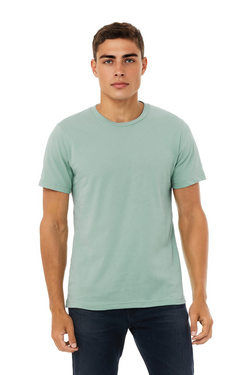 BELLA+CANVAS ® Unisex Jersey Short Sleeve Tee. BC3001 Dusty Blue