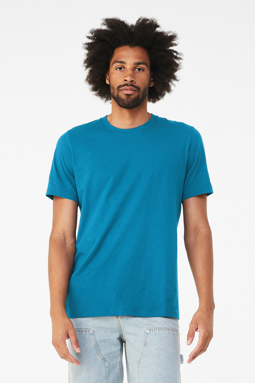 BELLA+CANVAS ® Unisex Jersey Short Sleeve Tee. BC3001 Electric Blue