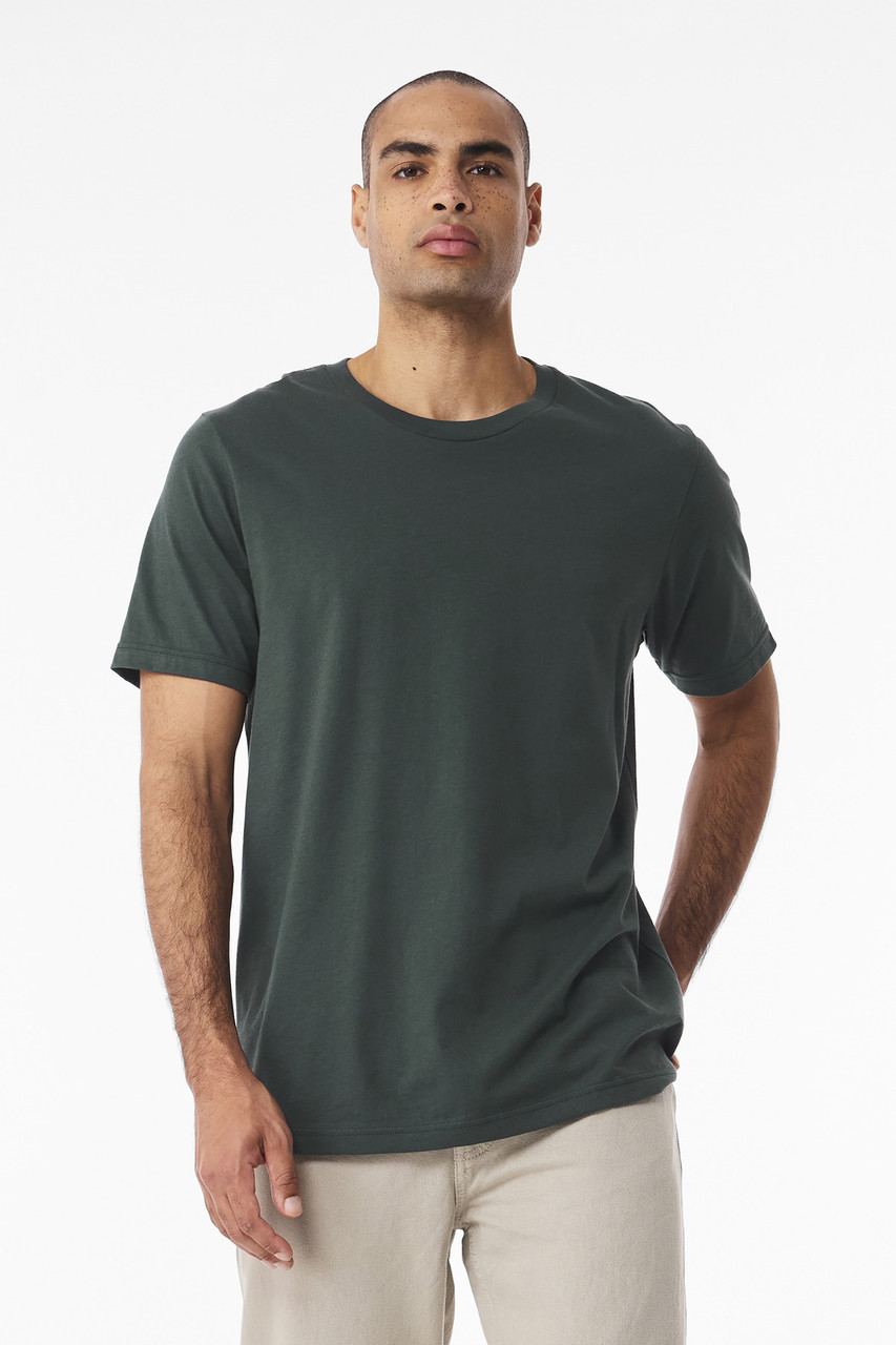 BELLA+CANVAS ® Unisex Jersey Short Sleeve Tee. BC3001 Hunter Green