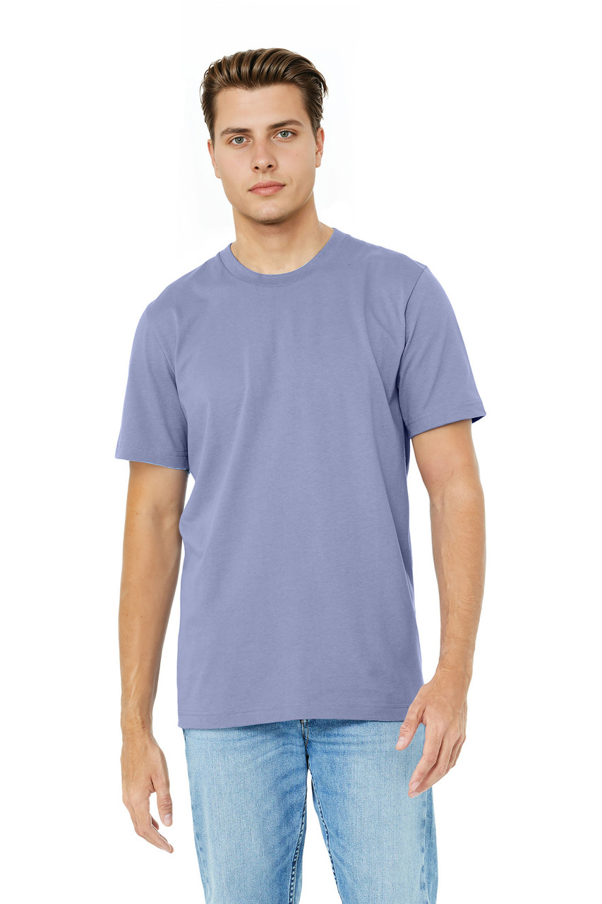BELLA+CANVAS ® Unisex Jersey Short Sleeve Tee. BC3001 Lavender Blue