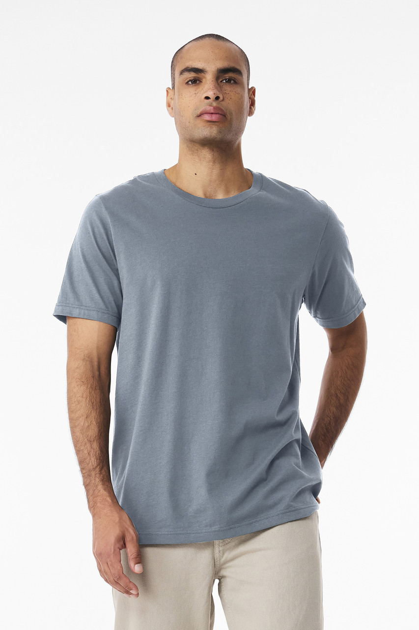BELLA+CANVAS ® Unisex Jersey Short Sleeve Tee. BC3001 Vintage Denim