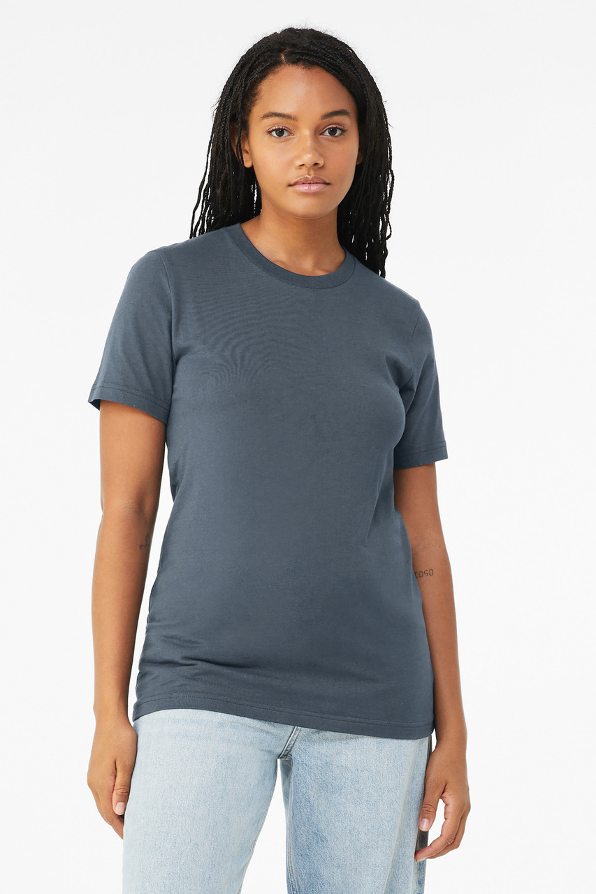 BELLA+CANVAS ® Unisex Jersey Short Sleeve Tee. BC3001 Vintage Navy