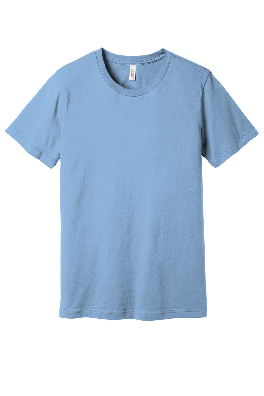 BELLA+CANVAS ® Unisex Jersey Short Sleeve Tee. BC3001 Baby Blue