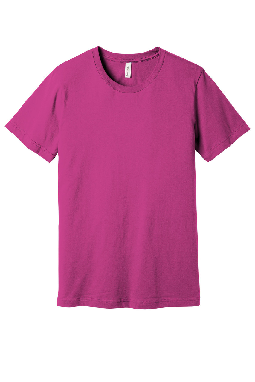 BELLA+CANVAS ® Unisex Jersey Short Sleeve Tee. BC3001 Berry