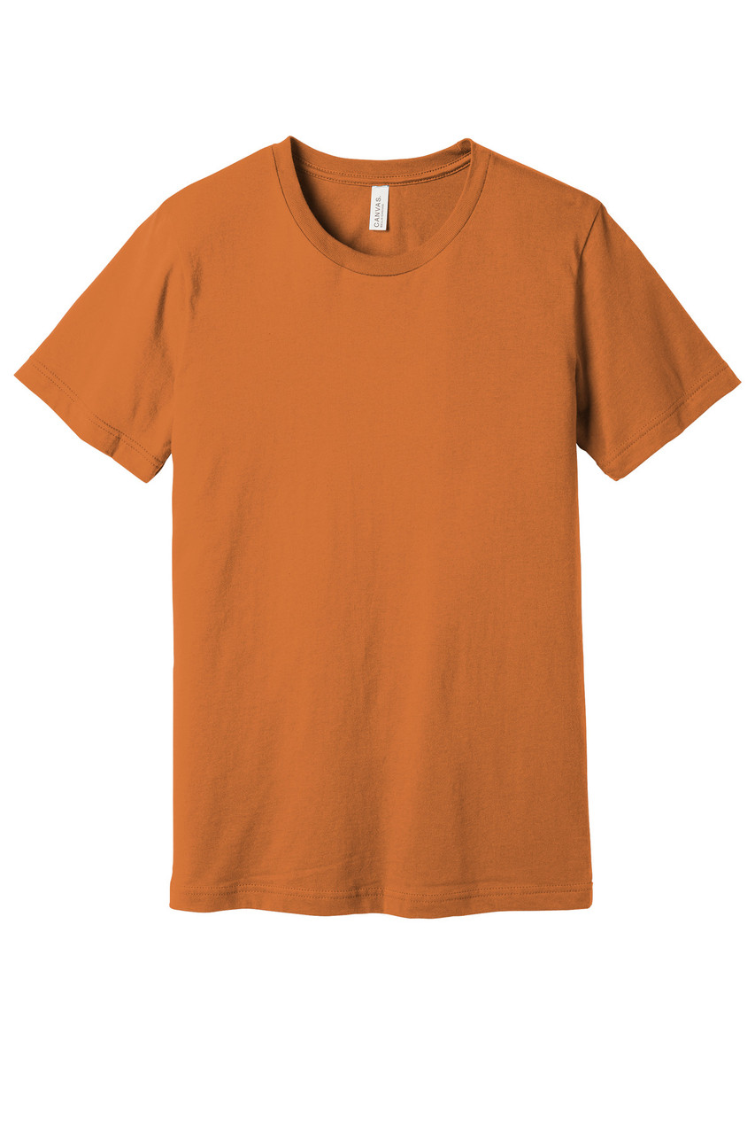 BELLA+CANVAS ® Unisex Jersey Short Sleeve Tee. BC3001 Burnt Orange