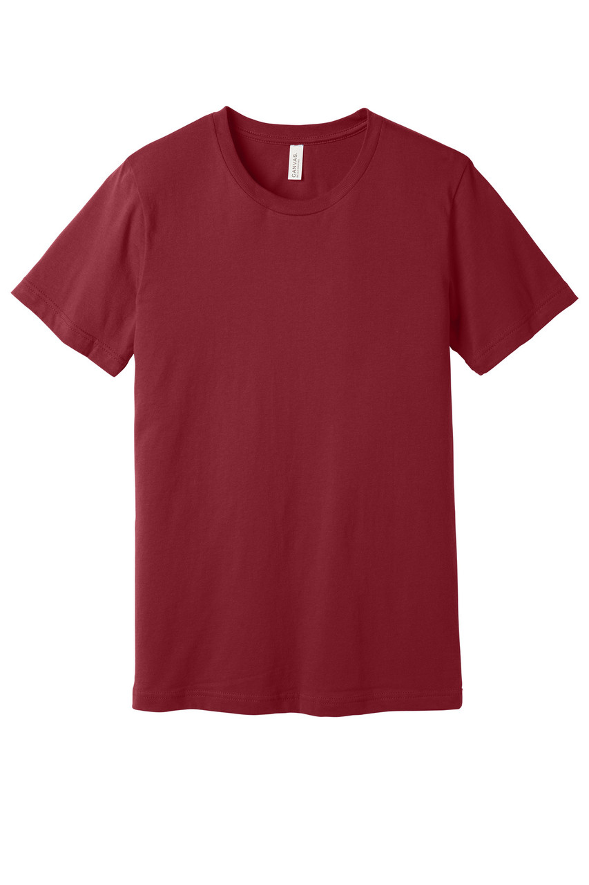 BELLA+CANVAS ® Unisex Jersey Short Sleeve Tee. BC3001 Cardinal