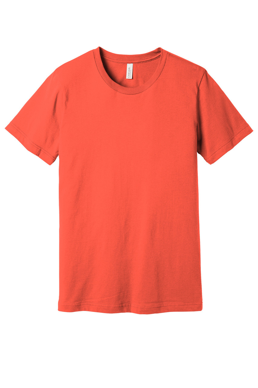 BELLA+CANVAS ® Unisex Jersey Short Sleeve Tee. BC3001 Coral