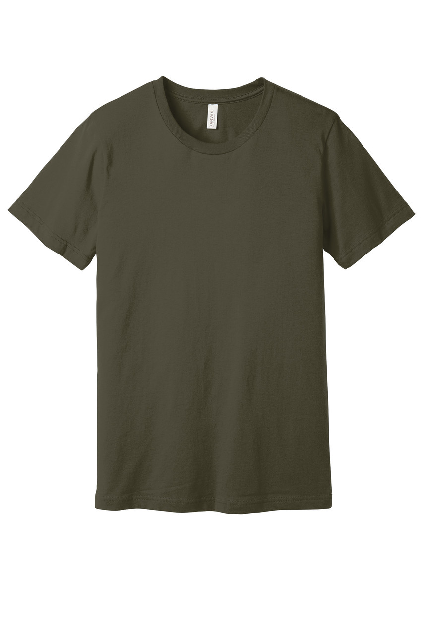BELLA+CANVAS ® Unisex Jersey Short Sleeve Tee. BC3001 Dark Olive