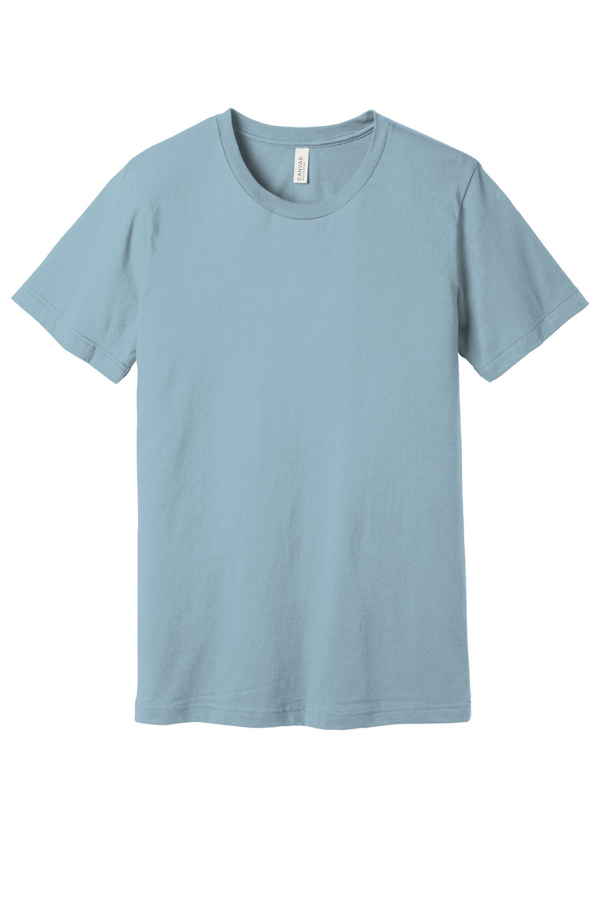 BELLA+CANVAS ® Unisex Jersey Short Sleeve Tee. BC3001 Light Blue